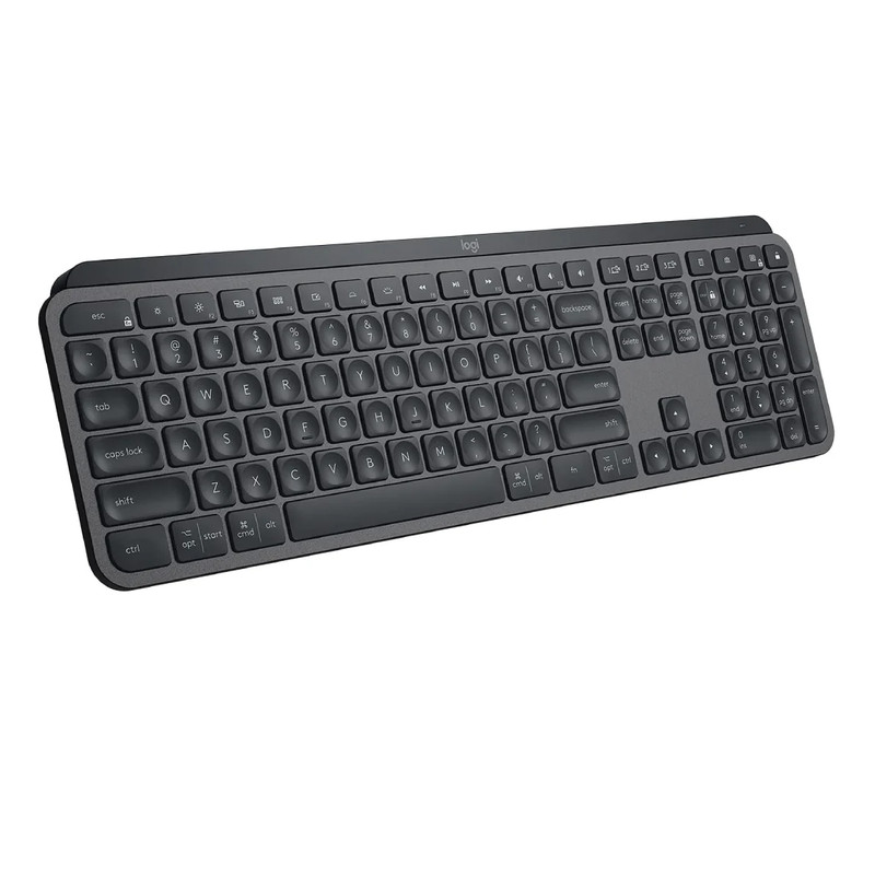 Logitech MX Keys Advanced Wireless Illuminated Keyboard - Graphite - لوحة مفاتيح